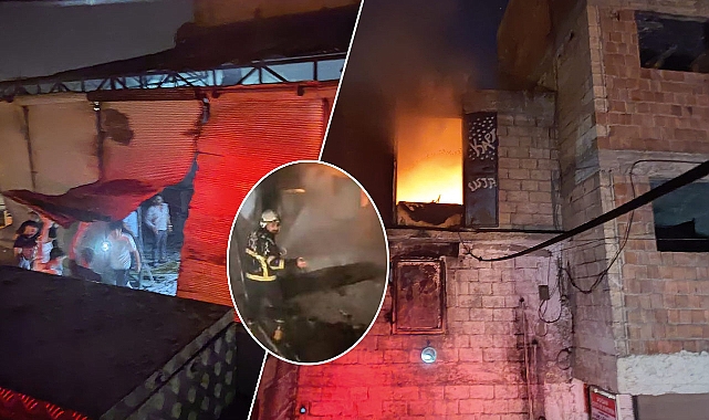 Urfa’da bir iş yerinde korkutan yangın!