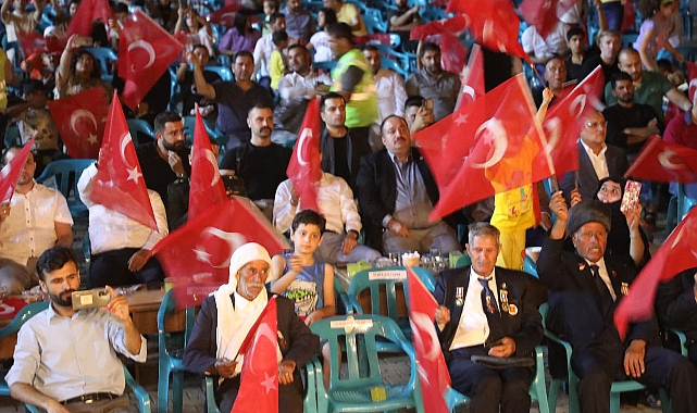 Viranşehir’de 15 Temmuz Demokrasi ve Milli Birlik Günü coşkuyla kutlandı