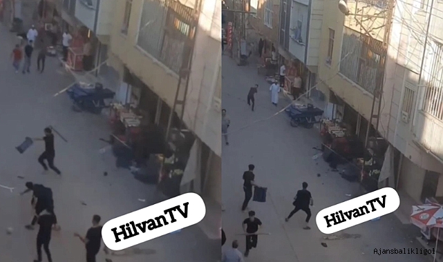 Devteşti Mahallesi'nde taş, sopa ve kürekli kavga