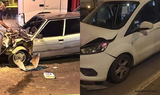 Hilvan'da feci kaza! 3 araç karıştı