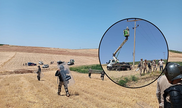 Kaçak trafo sahipleri Dicle elektrik ekiplerine taşlarla saldırdı