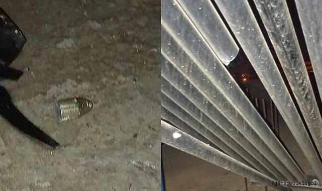 Maganda kurşunu güneş enerjili su deposuna isabet etti