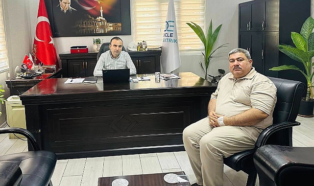 Muhtar Mehmet Kestop, Dicle Elektrik'i ziyaret etti