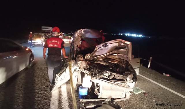 Şanlıurfa'da feci kaza! 1 ölü 3 yaralı