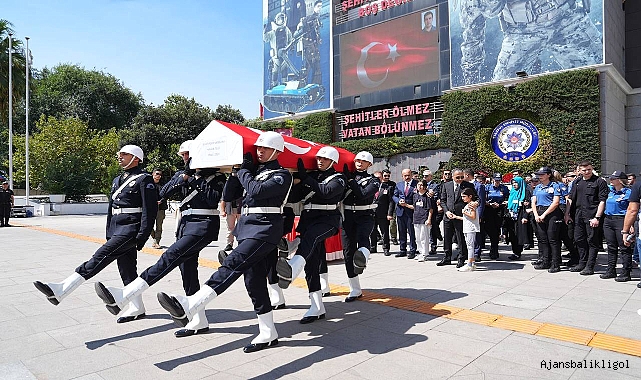 Şehit polis son yolculuğuna uğurlandı