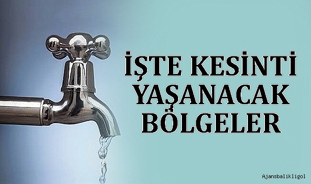 Urfa'da 11 mahallede zorunlu su kesintisi yaşanacak
