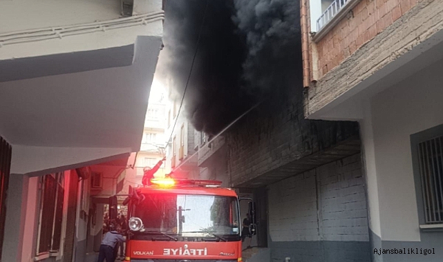 Urfa'da bir iş yerinde korku dolu anlar! İtfaiye ekipleri sevk edildi