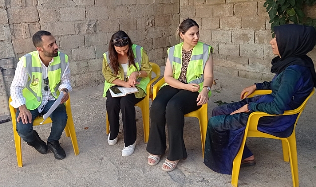 Viranşehir Belediyesi'nden hane ziyaretleri