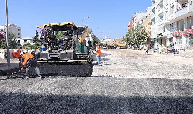 Eski Urfa Caddesi sıcak asfaltla buluştu