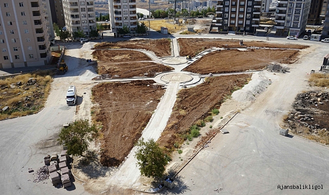 Karaköprü yeni yeşil alanlarla güzelleşiyor