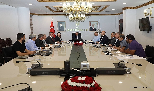 OSB’lere su götürme projesi toplantısı gerçekleştirildi