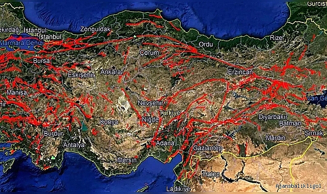 Diri fay hatlarına ilişkin yeni gelişme