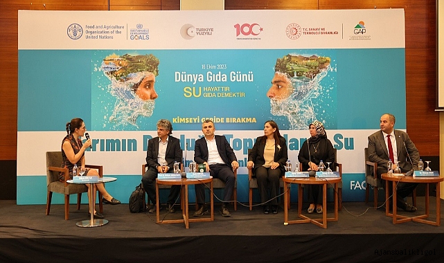 Dünya Gıda Günü kapsamında “Tarımın Doğduğu Topraklarda Su” konuşuldu