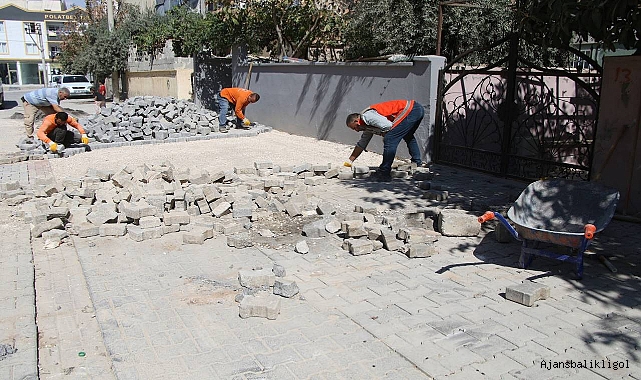 Haliliye’de deforme olan yollar yeniden onarılıyor