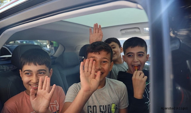 Urfa'da çocuklar TOGG heyecanı yaşadı