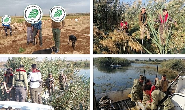 Urfa'da usulsüz avlanan 7 kişiye ceza yağdı
