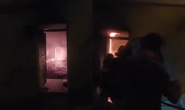 Urfa'da yangın! Ev sahipleri son anda kurtarıldı