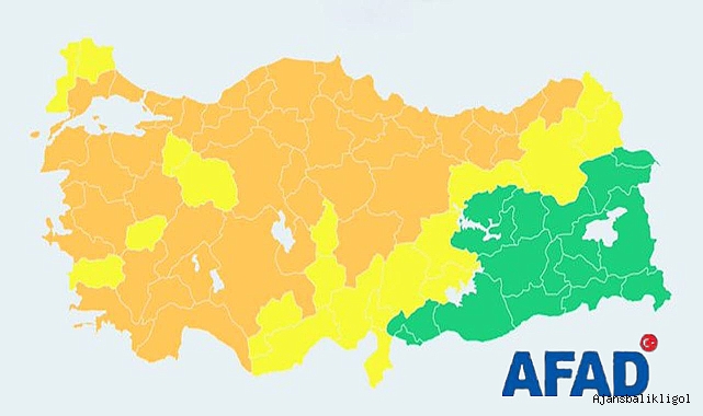 64 il için uyarı! AFAD harekete geçti