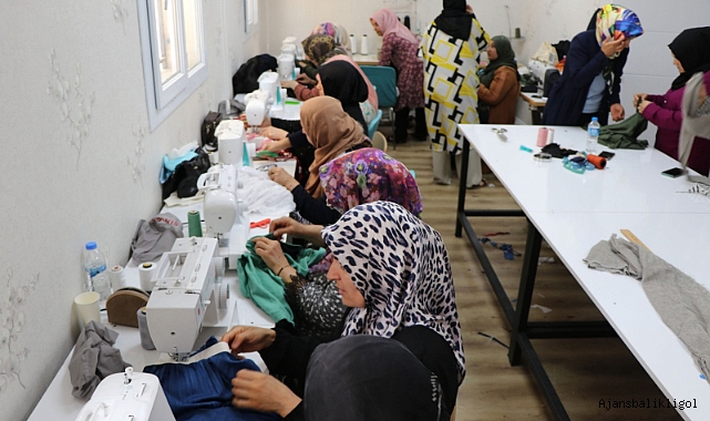 Haliliye'de kadınlar meslek öğrenmeye devam ediyor
