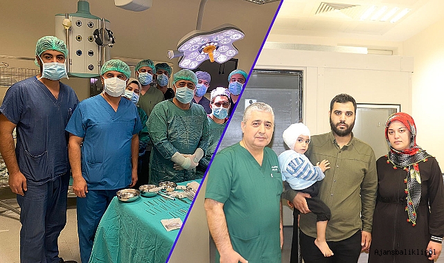 Minik hasta, Harran Üniversitesi Hastanesi’nde şifa buldu!