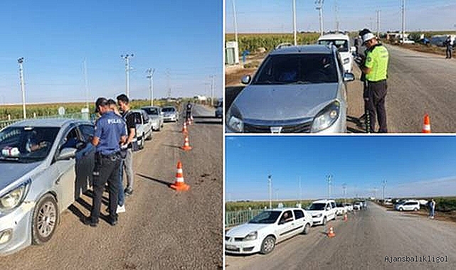 Siverek'te 37 araç trafikten men edildi