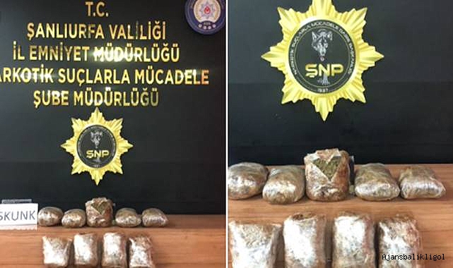 Urfa’da paketler halinde ele geçirildi! 1 gözaltı 