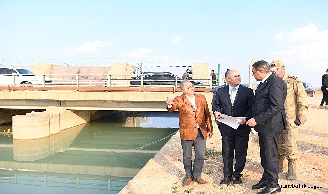 Vali Şıldak sulama kanallarını inceledi