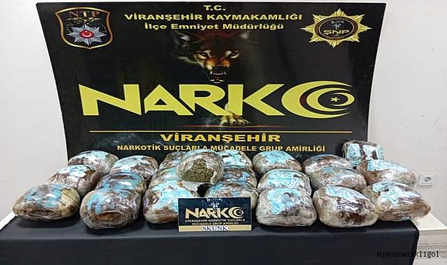 Viranşehir’de operasyon! Kilolarca ele geçirildi