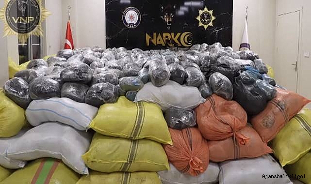 4 ton uyuşturucu madde ele geçirildi! 