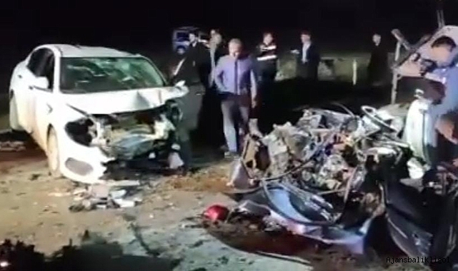 Siverek Kahta yolunda feci kaza! 4 ölü