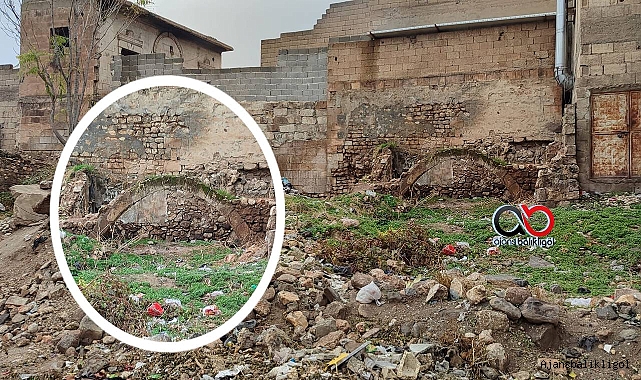 Urfa'da ortaya çıkan tarihi kemer merak konusu oldu
