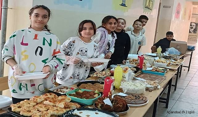 Urfalı öğrencilerden Gazze’ye anlamlı destek