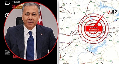 Bakan Yerlikaya’dan meydana gelen 5.2 deprem ile ilgili açıklama! 