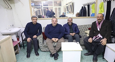 Başkan Ekinci mesaiye esnafları ziyaret ederek başladı