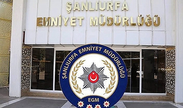 Şanlıurfa İl Emniyet Müdürlüğü o verileri açıkladı