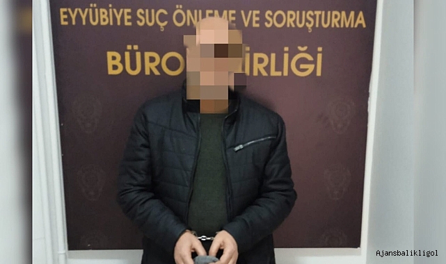 Aranan şahıs Eyyübiye'de yakalandı!