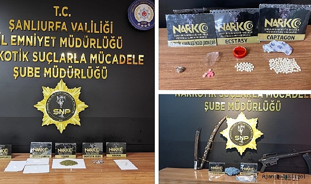Urfa'da uyuşturucu operasyonu! 10 tutuklama