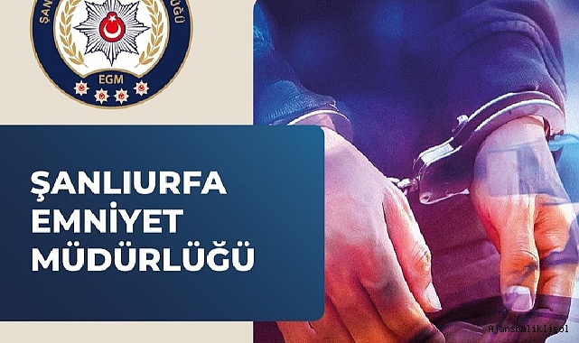 Aranan şahıs Haliliye ilçesinde yakalandı