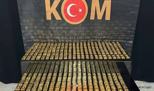 Bakan Yerlikaya duyurdu! 450 milyon TL kaçak külçe altınlara el konuldu