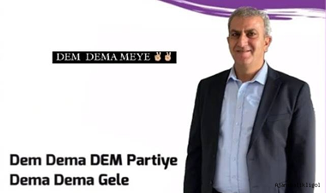 Hilvan DEM Parti Belediye Başkan Adayı Serhan Paydaş oldu
