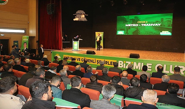 HÜDA PAR'ın adayı Özaslan, Şanlıurfa için 11 vizyon projesini açıkladı