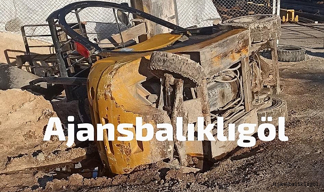 Urfa'da feci olay! Forklifin altında kalarak can verdi