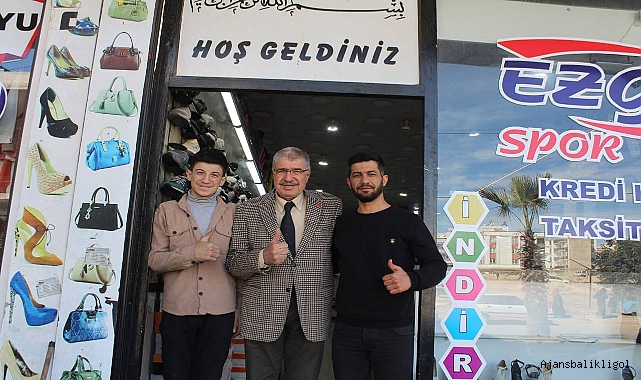 Vedat Doğar, Açıksu Caddesi'nde esnaf ve vatandaşlarla buluştu