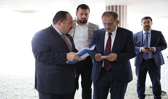 Bakan Özhaseki’den Başkan Ekinci’nin projelerine tam destek