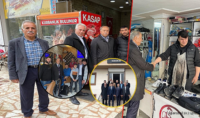 Başkan adayı Kaplan, Bozova ve Birecik’te esnafları ziyareti etti 