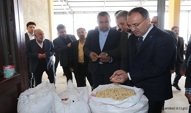 Bozdağ: Şanlıurfa fıstığını marka haline getireceğiz