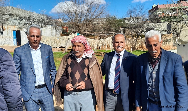 DEVA Partisi Büyükşehir adayı Hasan Kaplan Birecik'e çıkarma yaptı