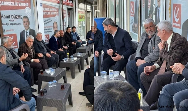 Eski başkan Özkaya'dan Hanif Düzme'ye ziyaret