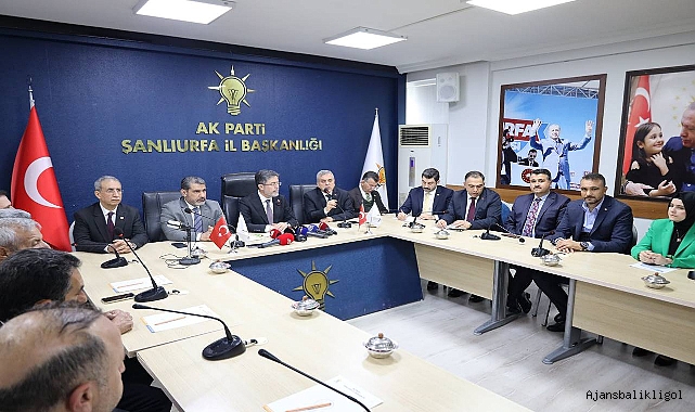 Şanlıurfa’ya gelen Bakan Yumaklı’dan çiftçilere müjde! 