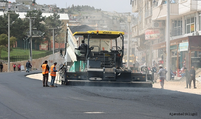 Turizm Yolu’nda asfalt çalışması